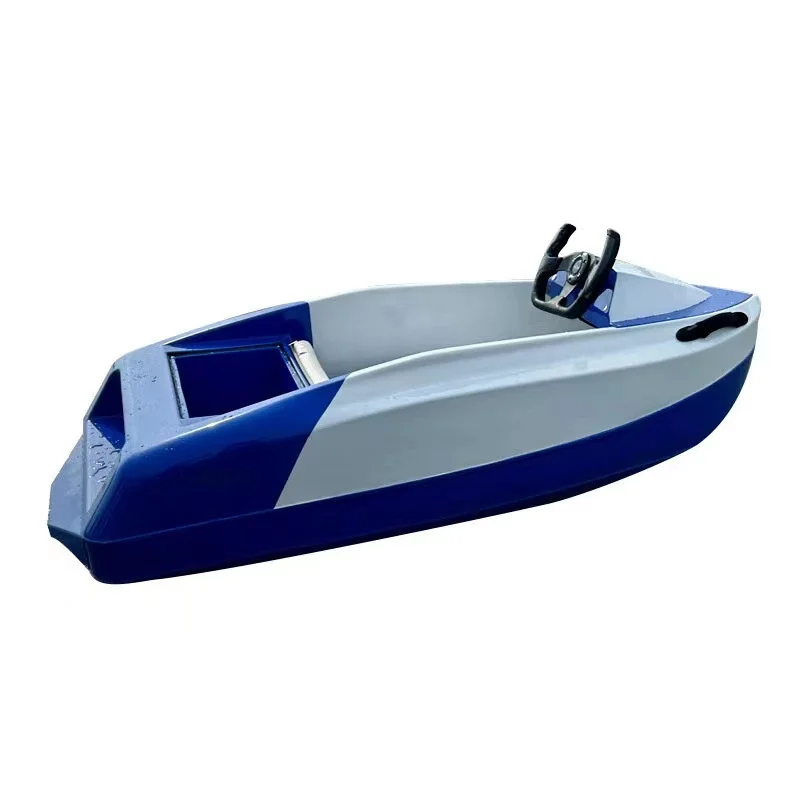 Small Electric Motorboat Portable High-Speed Sports Emergency Rescue Leisure Home Eco-Friendly PVC Water Entertainment Boat