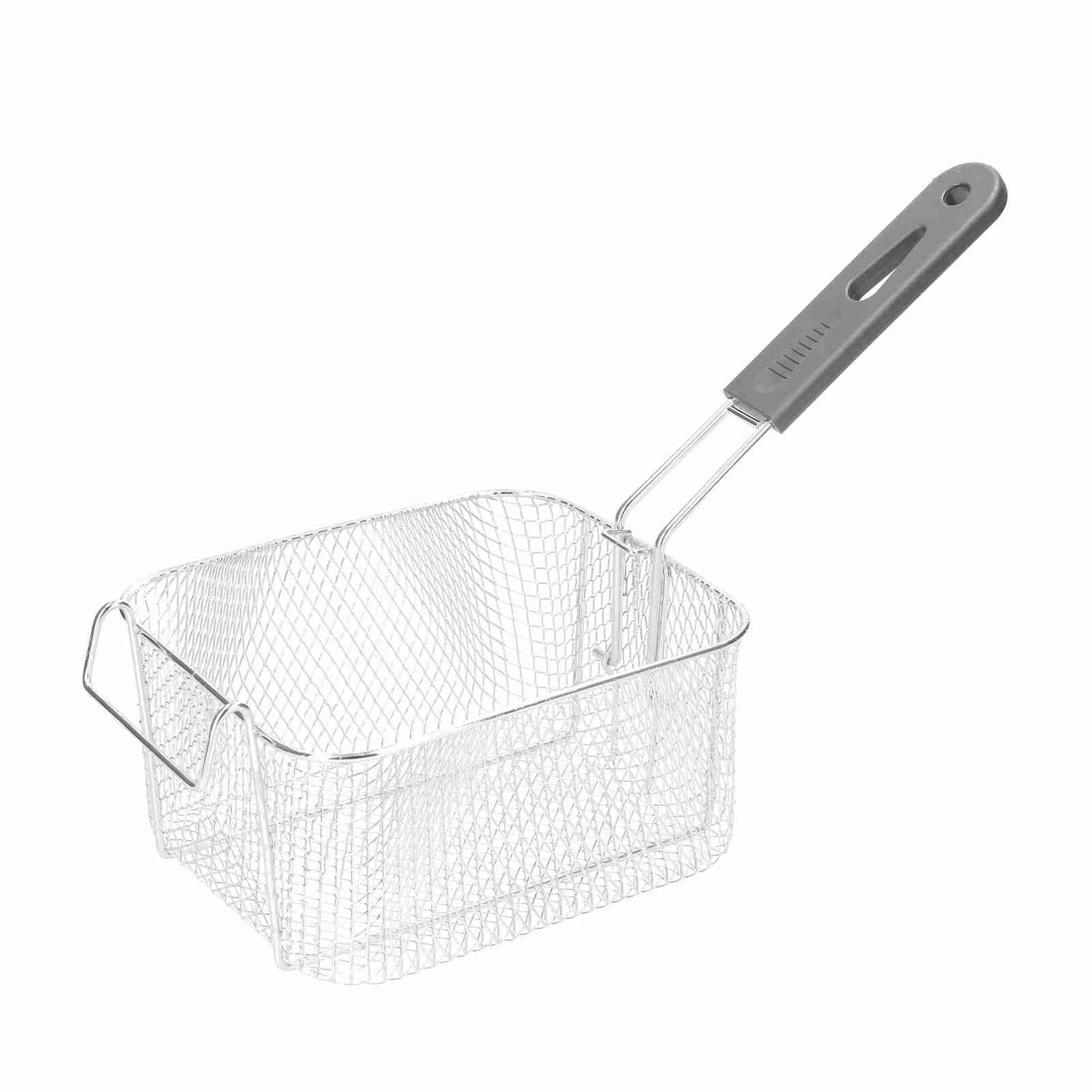 多機能 6L 電気フライヤー取り外し可能なオイル濾過バスケット 1500 ワットステンレス鋼自動サーモスタット魚フライ