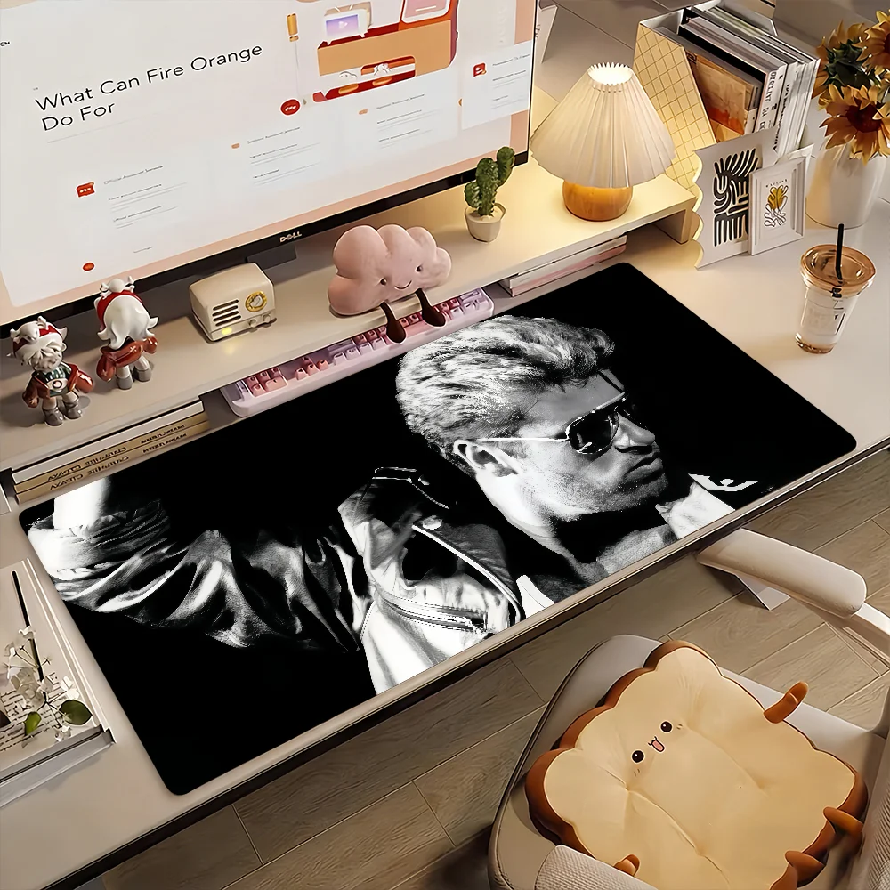 Singer George Michael Mouse Pad Computer Laptop Rubber Non-slip Mouse Mat Mousepad Gamers Decoracion Desk Mat
