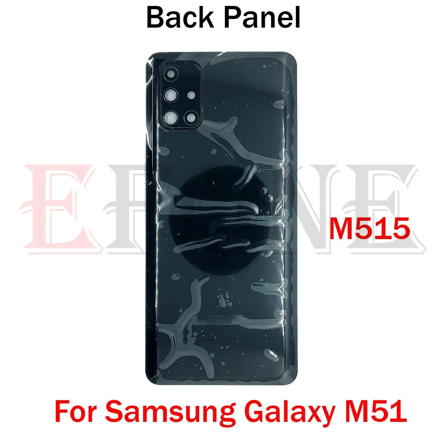 Для Samsung Galaxy M51 M515 задняя крышка батарейного отсека задняя панель дверной корпус чехол с запасными частями для объектива камеры