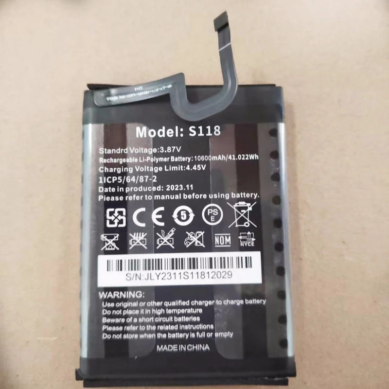 

Для Oukitel WP27 S117 аккумулятор мобильного телефона высокой производительности 8500 мАч OUKITEL WP36/36Pro WP28 S118