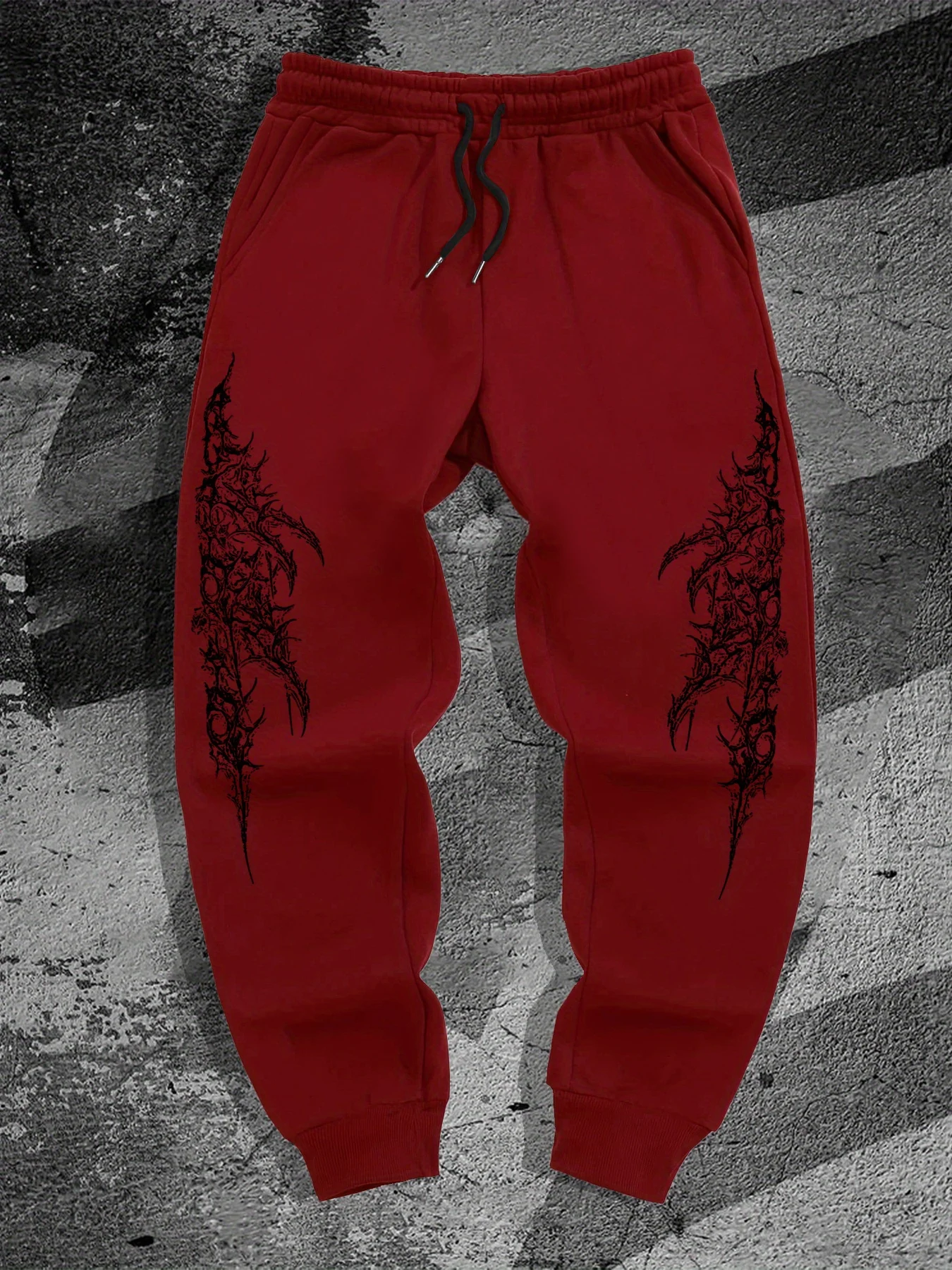 25 Best-selling Gothic Print Versatile Solid Color Daily Outdoor Running Fitness Breathable Casual Comfortable Men Sports Pants