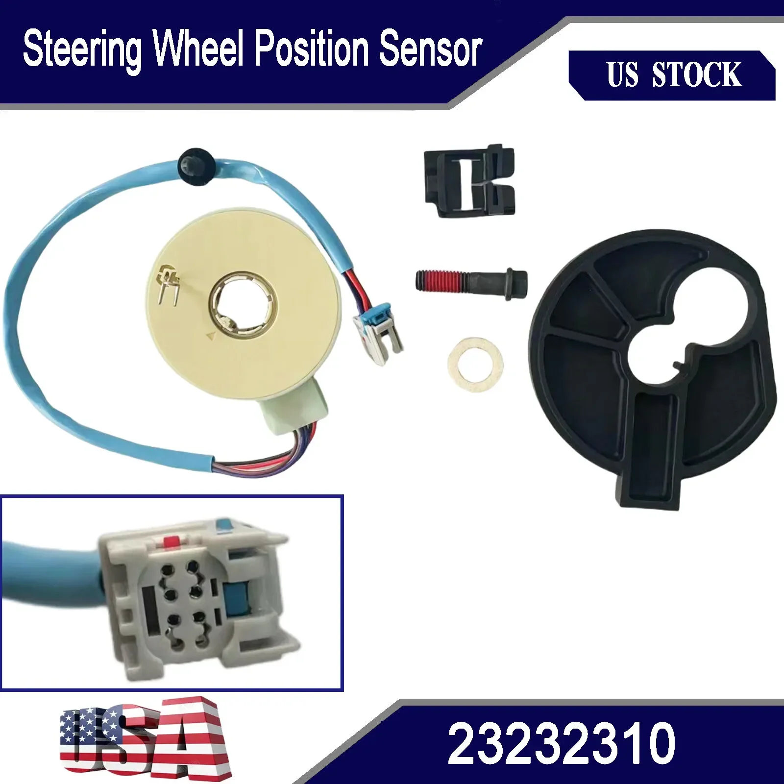 

Steering Wheel Position Sensor Compatible for Chevrolet Coupe Sedan G6 23232310