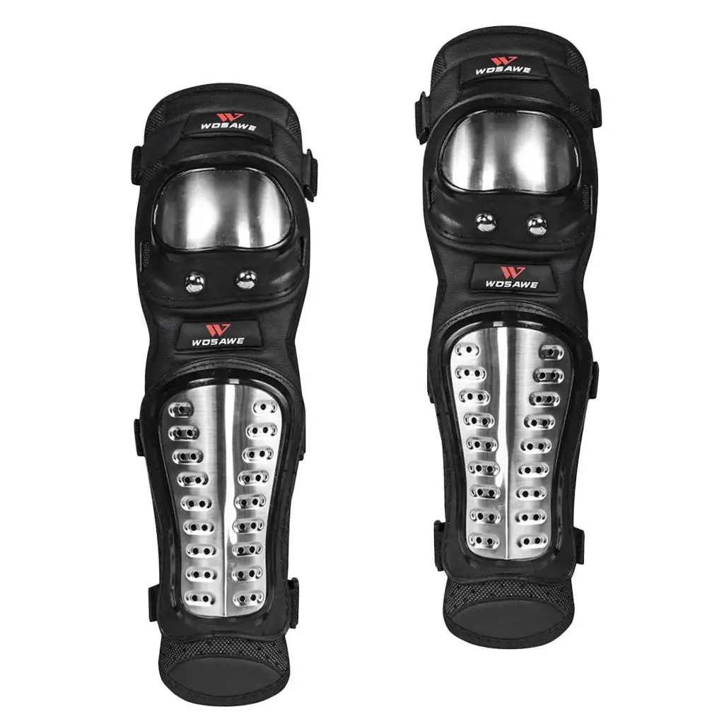 

Moto Knee Pads, Black Protective Motorcycle Kneepad - Motocross Bike Pads / Protective Guards