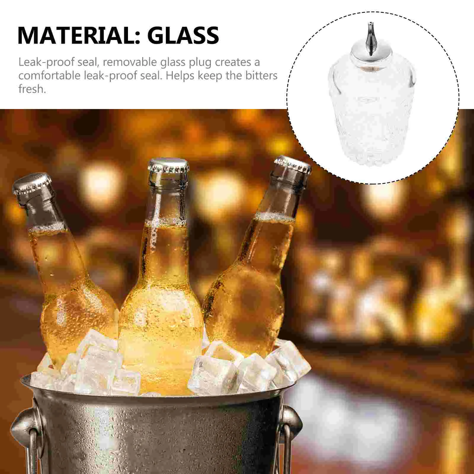 Mini Glass Shaker Japanese Bitters Dasher Bottles for Favors Professional Bar Tool