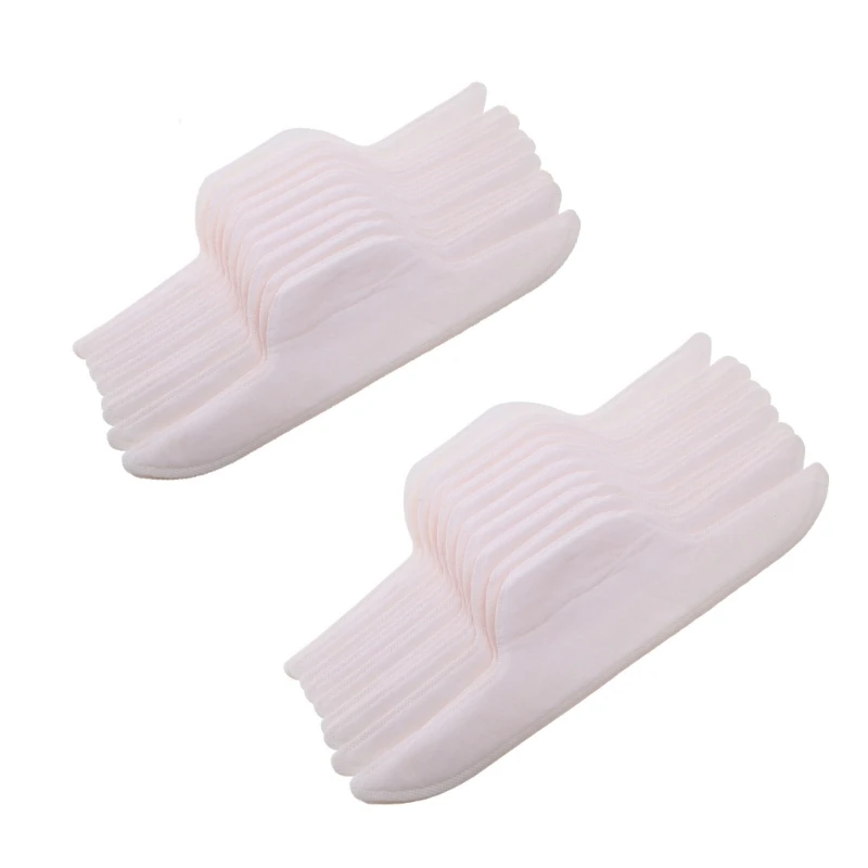 

10pcs Disposable Self Adhesive Sweat Pads Hat Brim Anti-dirty Sticker Fastener for Kid Adult Clothes Collar Hat