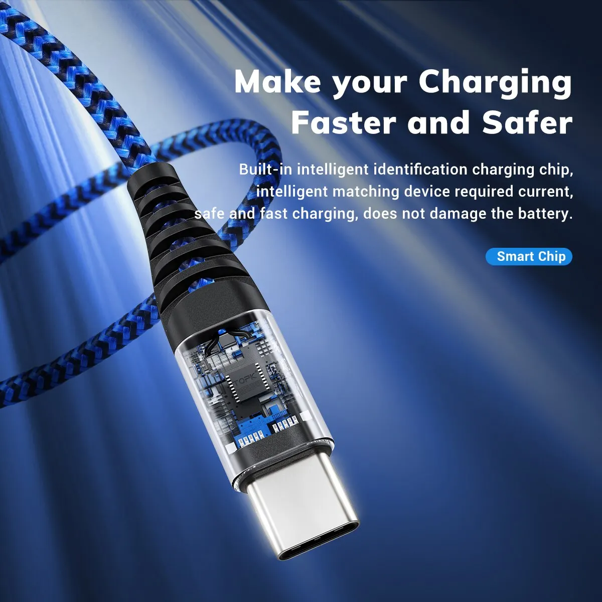 USB C Cable 6.6ft 3A Fast Charge TOPK USB A to Type C Charger Cord Braided for Samsung Galaxy A10e A20 A50 A51 A71 S20 S10 S9 S8