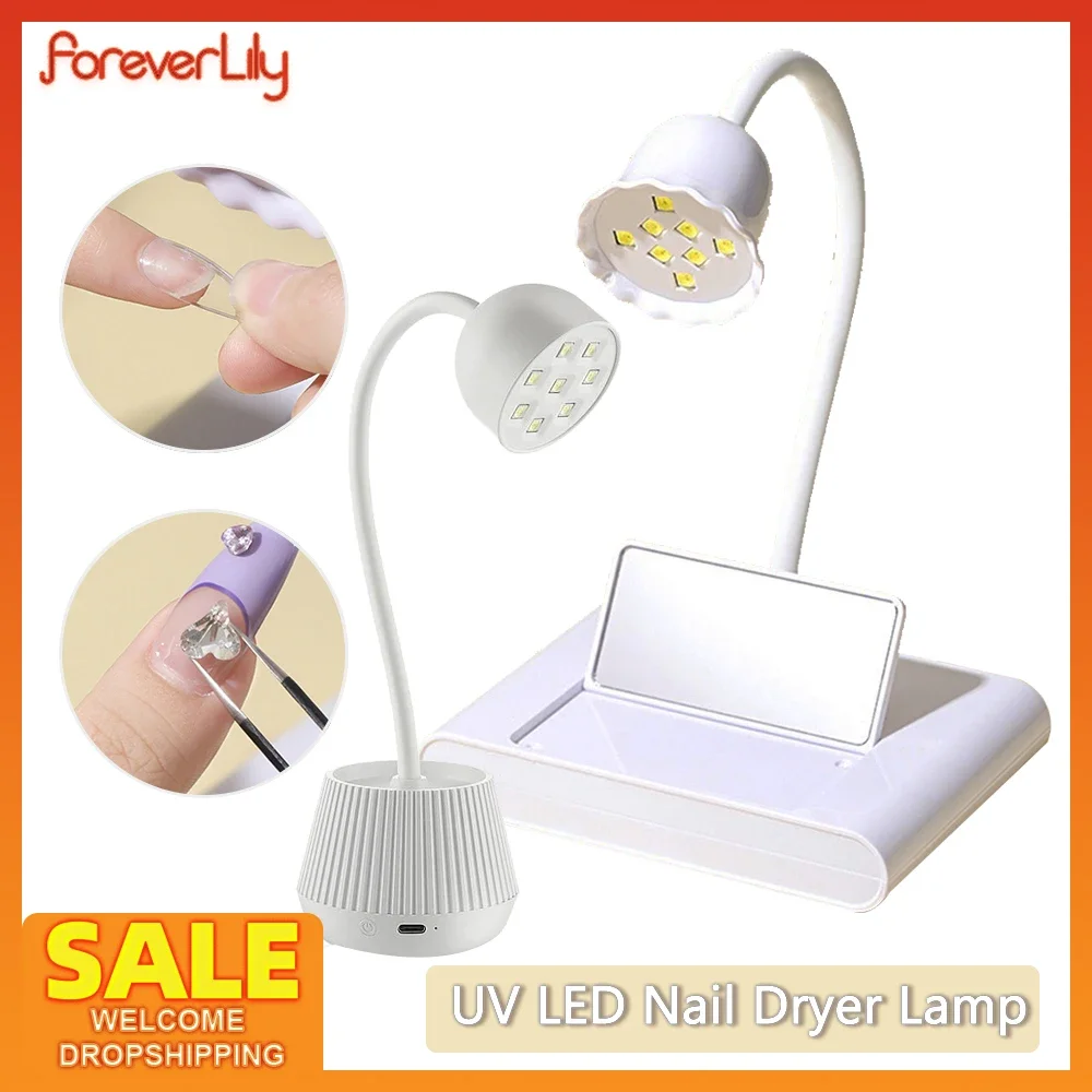 Opladen Lotus Nail Dryer Led Uv Lamp Sneldrogende Nagellak Droger Desktop Uv Led Nail Gel Curing Lamp manicure Machine