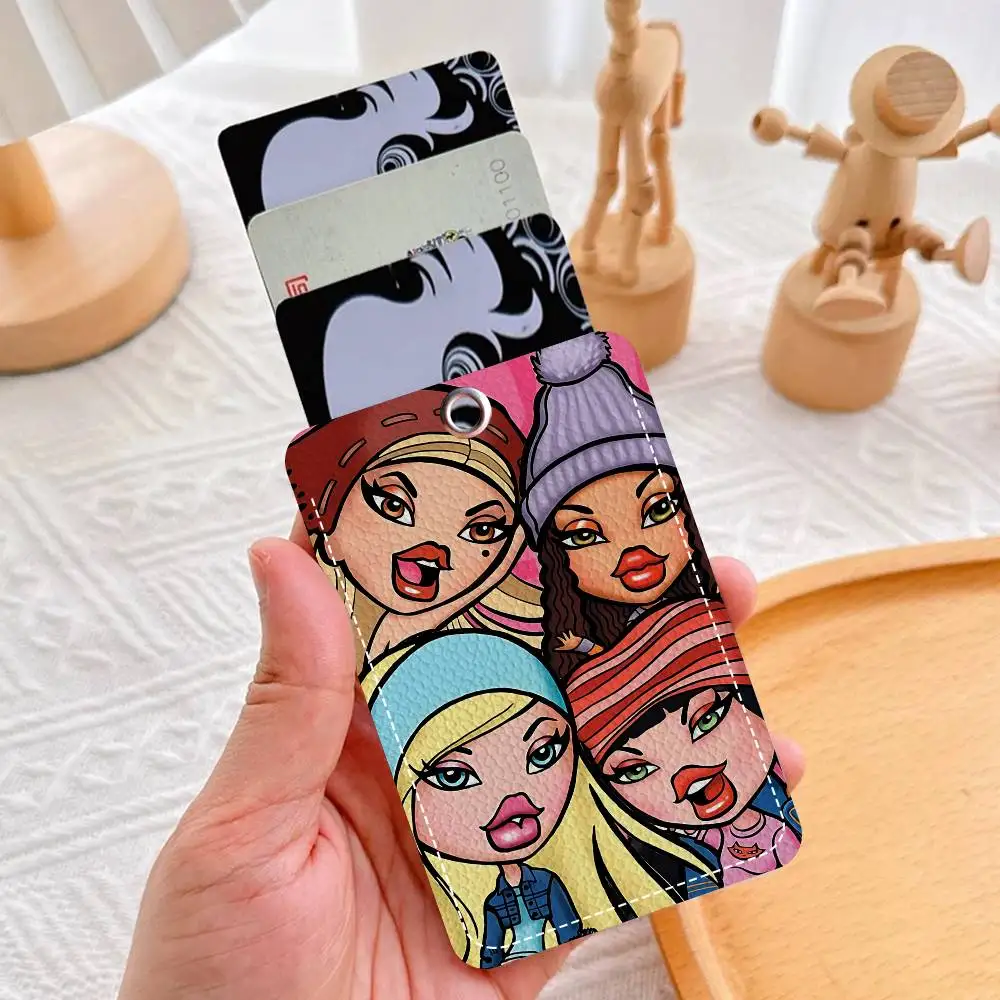 براتز دمية أنيمي حاملي بطاقات المفاتيح كيرينغ البنك حافلة معرف بطاقات الائتمان سلاسل حلقة رئيسية #3