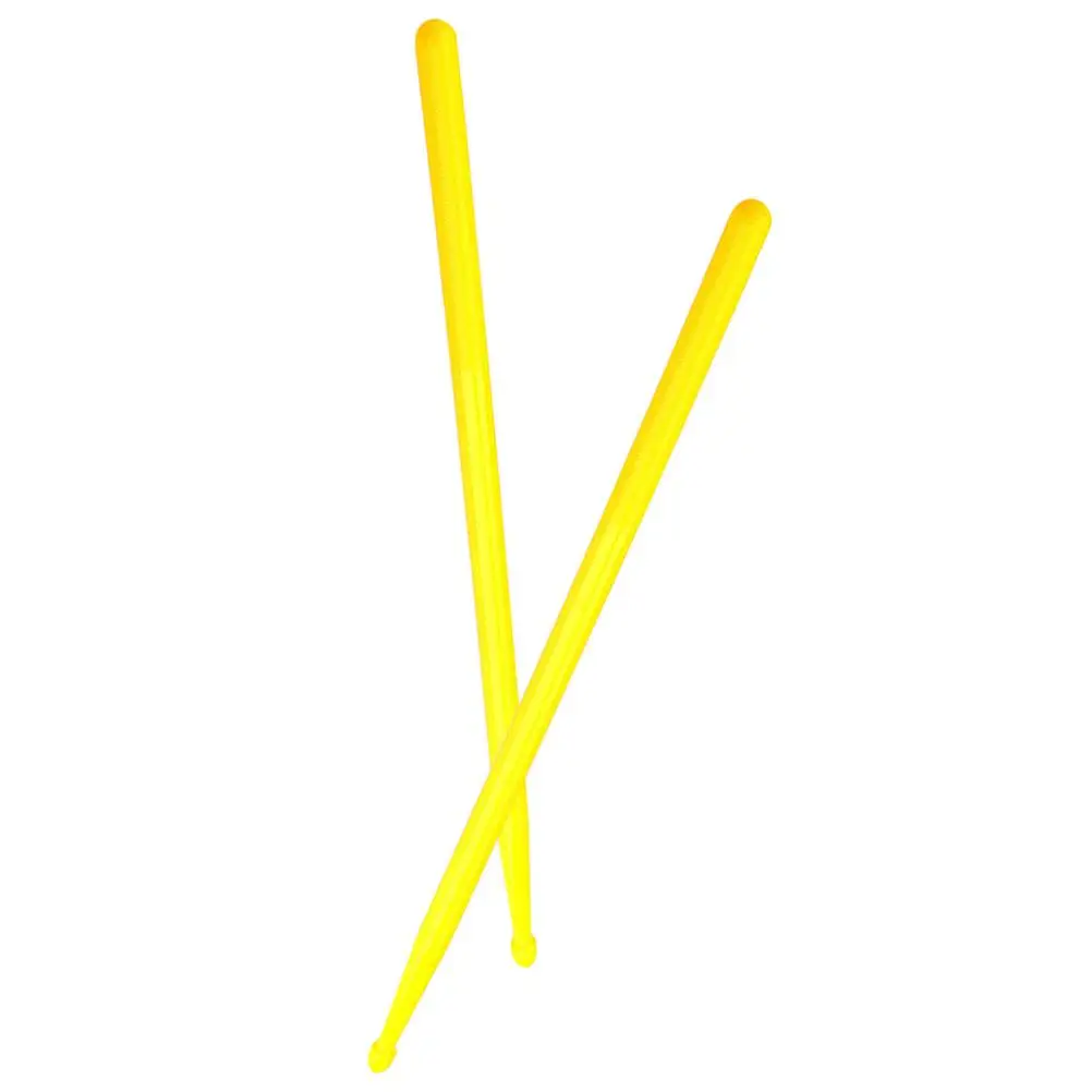 

Nylon Drum Sticks Yellow W142 Smooth Long H le Anti Slip Supplies Beginners Stage Jazz Percussion Instruments Accessories