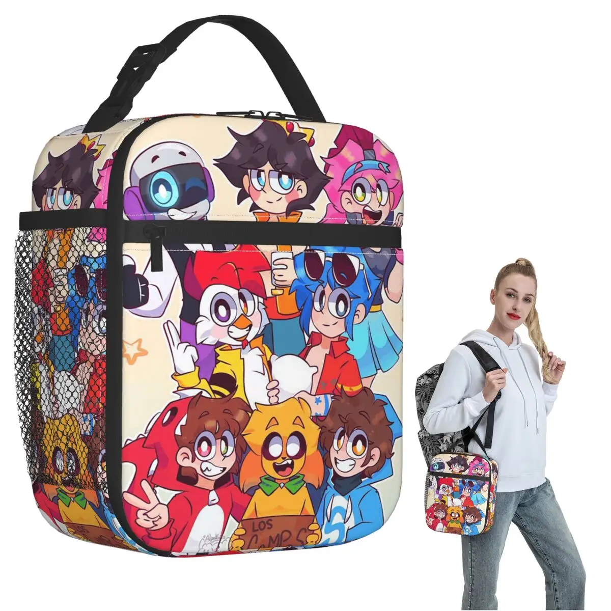 

Compas Family Insulated Lunch Bag for Women Kids Leakproof Food Boxes Thermal Lunch Box Tote