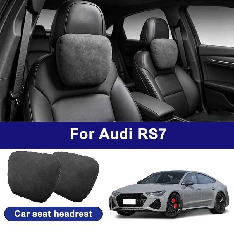 

For Audi RS7 car headrests, soft universal adjustable car seat pillows, car neck pillow cushions, car accessories