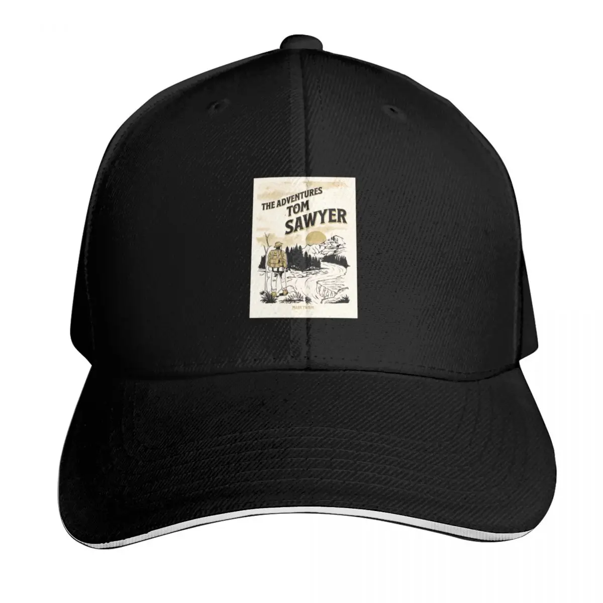 The Adventures Of Tom Sawyer - Mark Twain Book Cover Art Baseball Cap Men Women Casual Summer Sport Sun Cap