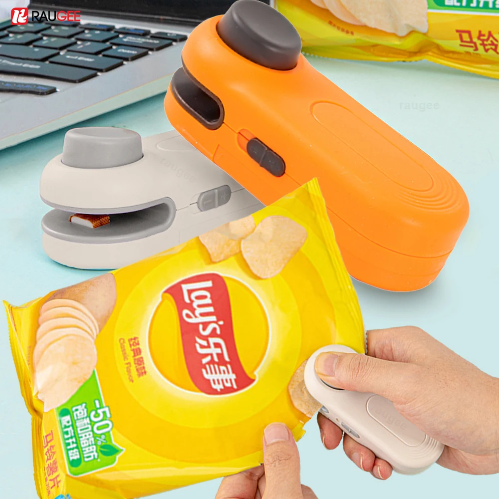 

Mini Heat Sealer Sealing Machine Plastic Package Sealer Storage Bag Food Sealer Clip Bag Handheld Food Heat Sealer