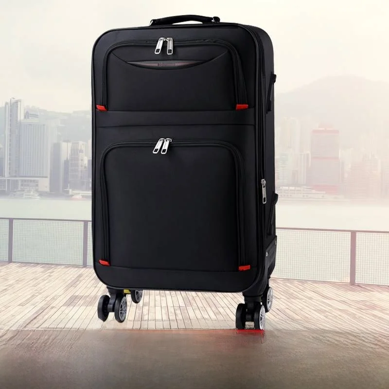 

Large Capaci Ox Cloth Lage Bag with Password Lo And Four-Wheel Rotation for Travel Men's Durable Suitcase Handbag