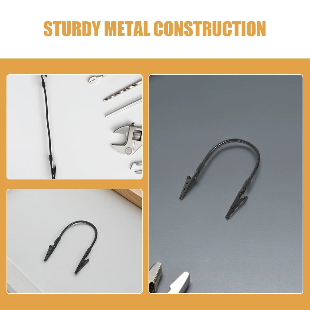 3 個のはんだ付けツール柔軟な金属クランプワイヤー固定片手操作溶接アシスタントクラフト DIY プロジェクトフォルダーラベル