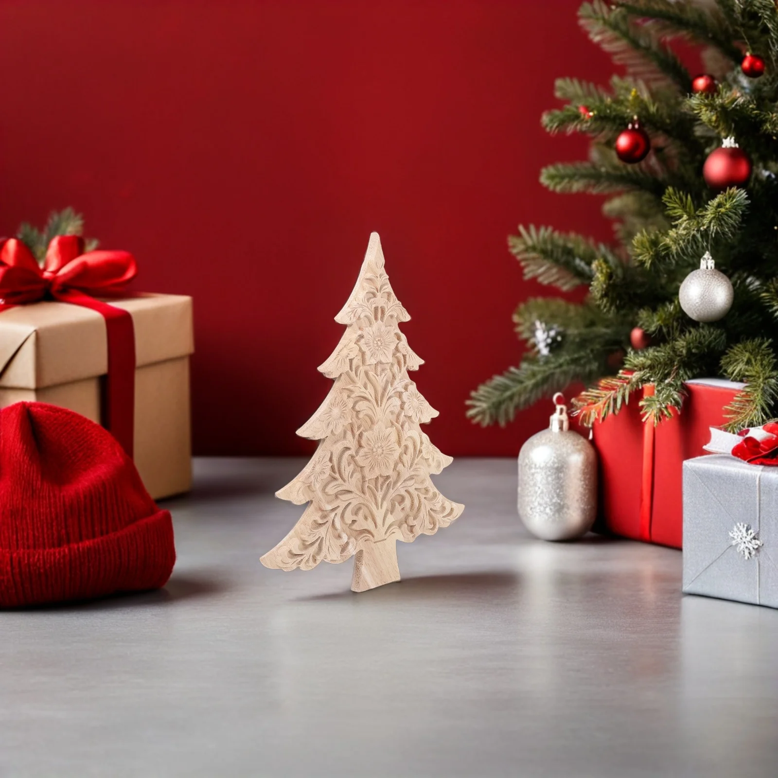 

Christmas Tree Decor Wooden Slices 12 Pieces Unique Hanging Ornaments for Festive Home Decor and Holiday Celebrations