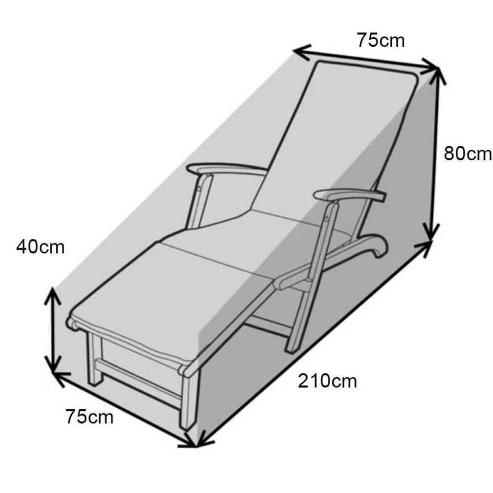 Sillas reclinables de playa para acampar, tumbona, cama para el sol, cubierta para muebles de exterior, Patio de alta resistencia, funda para silla