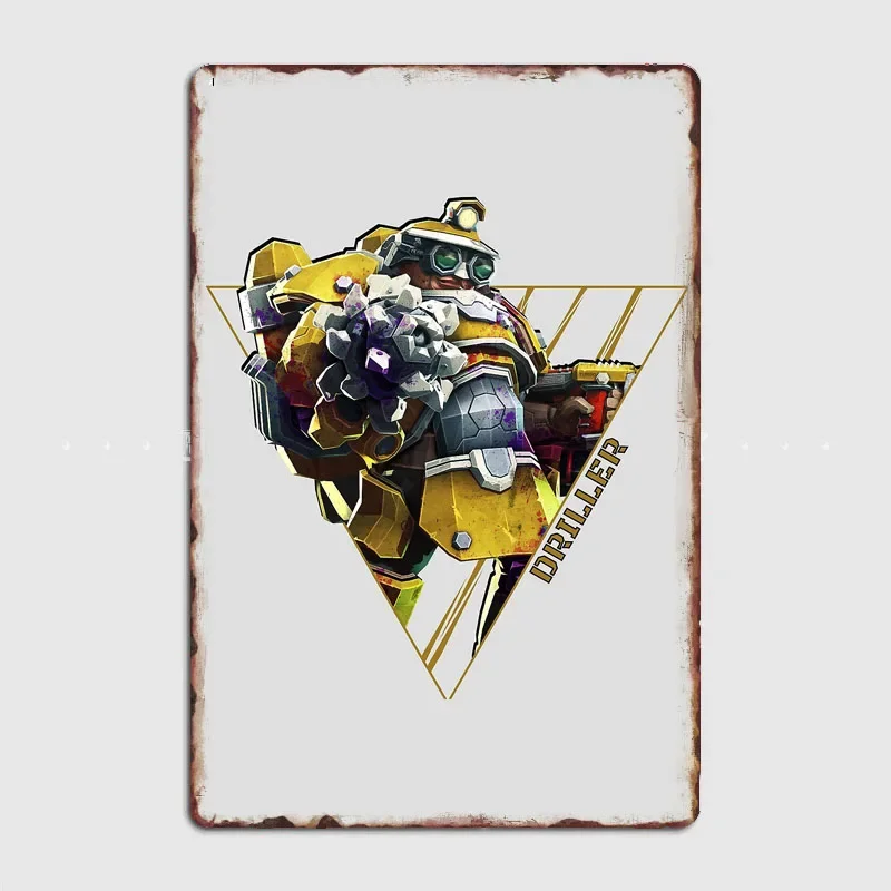 

Tridrilleh Dwarf Retro Posters Metal Poster Home Decor Bar Cave Classic Tin Sign Room Decor Wall Decor