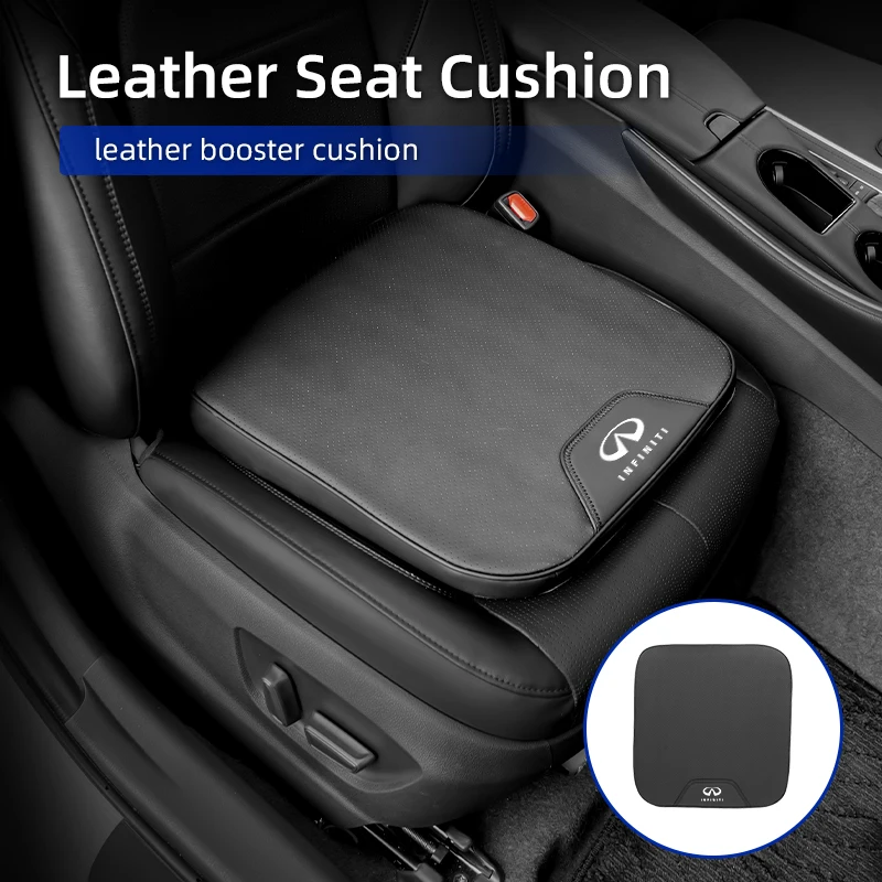 

Leather Car Booster Seat Cushion Protection Cover Interior Accessories For Infiniti Q50 FX35 Q30 G37 Q70 QX70 G35 Q60 QX50 QX60