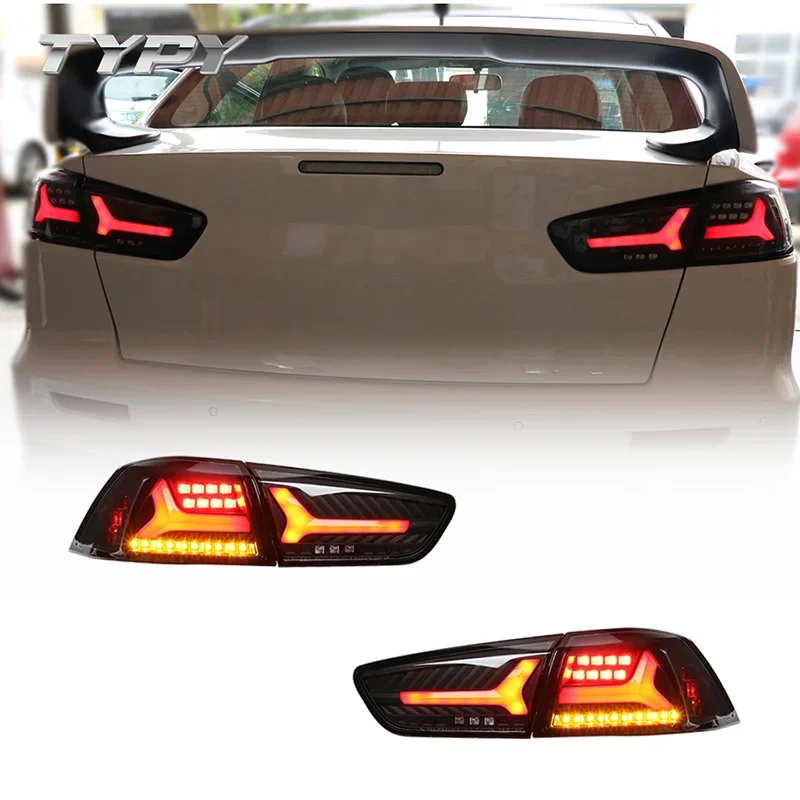 Car Tail Lamp Rear Lamp Accessories Modified LED Taillamp Tail Light For Lancer 2008-2016custom