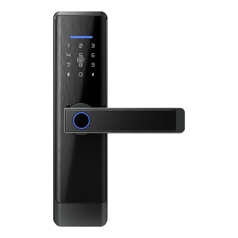 Защитный дверной замок с паролем по отпечатку пальца, оптовая продажа с фабрики, версия TTlock иTUYA опционально