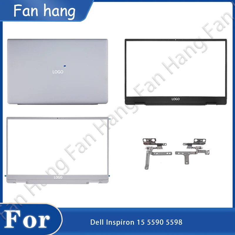 

New Laptop Case For Dell Inspiron 15 5590 5598 Notebook LCD Back Front Bezel Top Rear Lid Palmrest Hinges Bottom Cover Replace