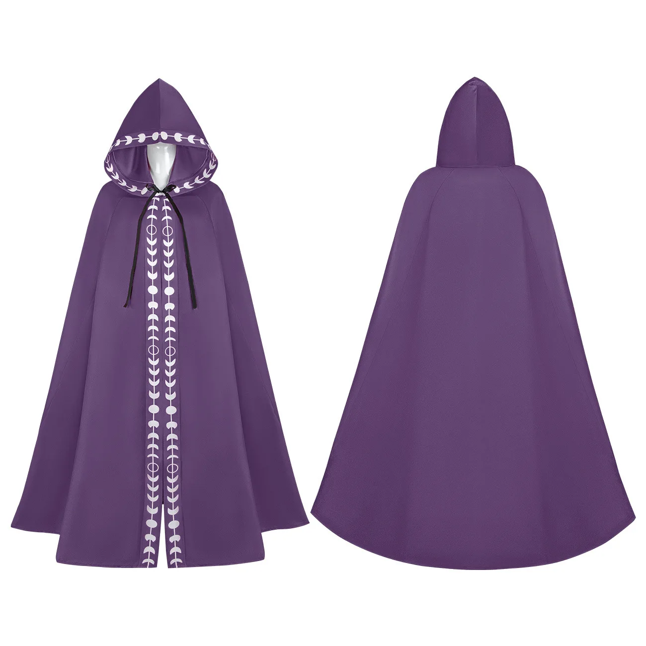 Cape à capuche imprimée 5 couleurs, Costume de Cosplay loween de la Renaissance, spectacle sur scène, vêtements ethniques traditionnels chinois pour femmes