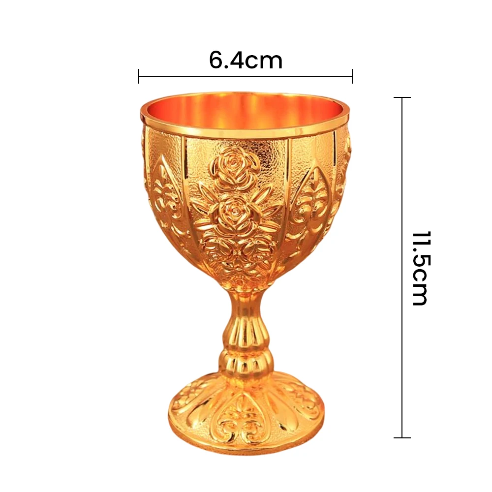 Retro Wine Glasses Vintage Champagne Wine Cup Luxury Spirit Glass Beverage European Style Home Bar Creative Drinkware Gift VC