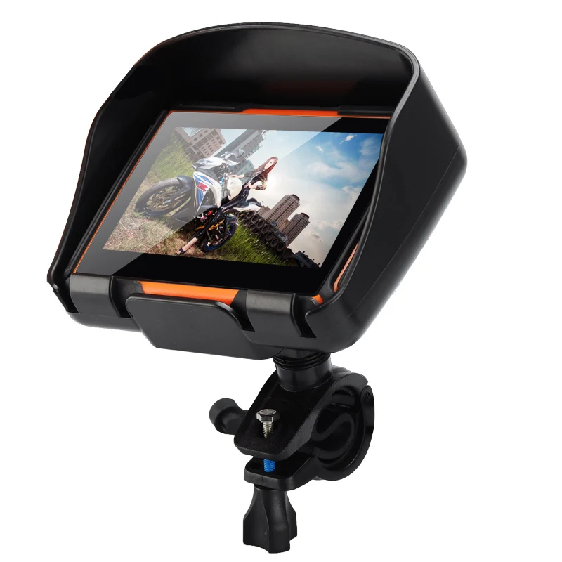 4.3 inch Toucch Screen Car Motorcycle GPS Navigation Waterproof IP67 Bluetooth Motorcycle Motorbike Built in 8GB With IGo Map