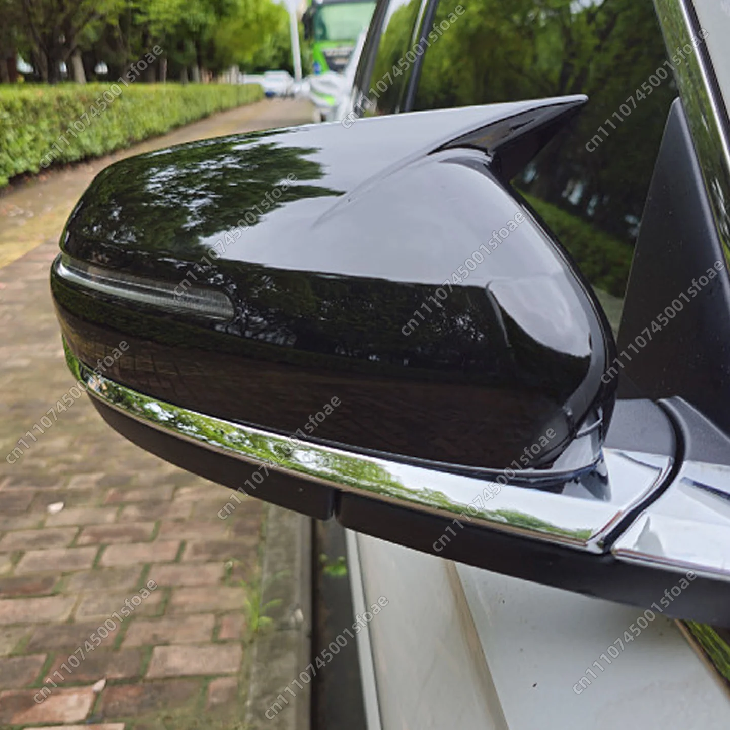 

Car Side Rearview Mirror Cap For GEELY Monjaro Xingyue L 2021 2022 2023 2024 Caps Shell Body Kit ABS Glossy Black Accessories