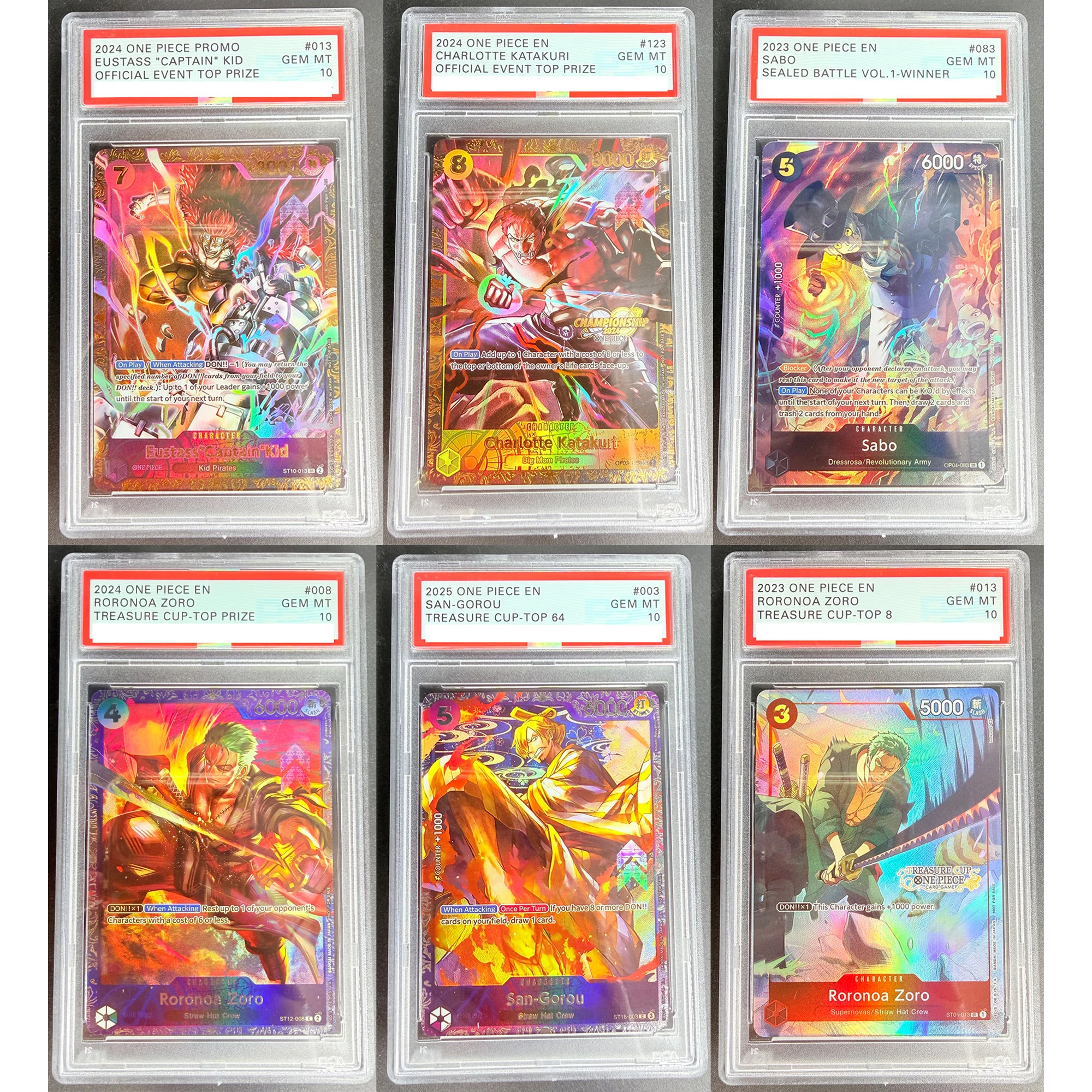 

Diy Opcg English Version Zoro Sabo Luffy One Piece Rating Card Katakuri Kid Copy Version Anime Collection Cards Toy