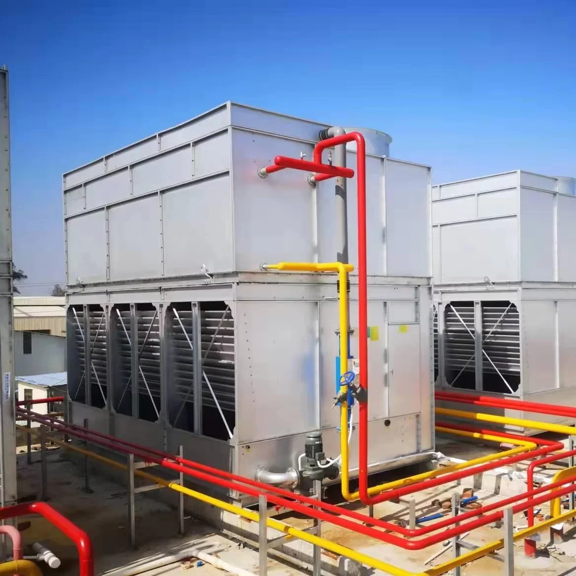 Low Noise Evaporative Condenser for Commercial Refrigeration