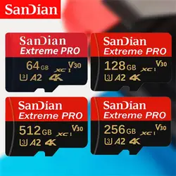 Original Micro TF SD Card 512GB 256GB 128GB 64GB A2 C10 TF Card 32GB Memory Card 100mb/s SD Card For Nintendo Switch Accessories