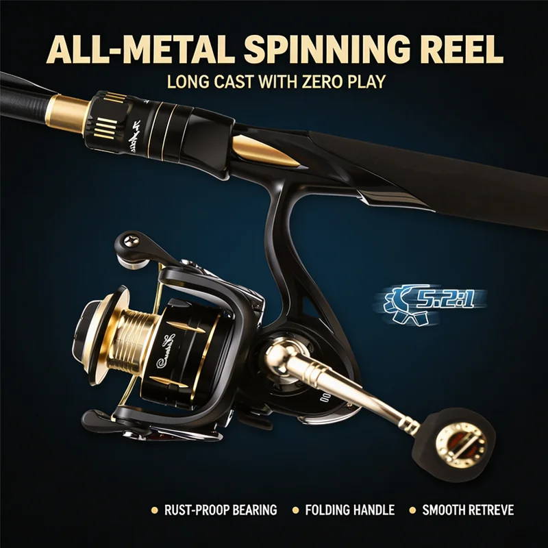 HASIDA Medusa Telescopic Lure Rod Ultra Light Carbon Fiber Portable Long Cast Sea Fishing Ceramic Guide Ring Anti Tangle Set