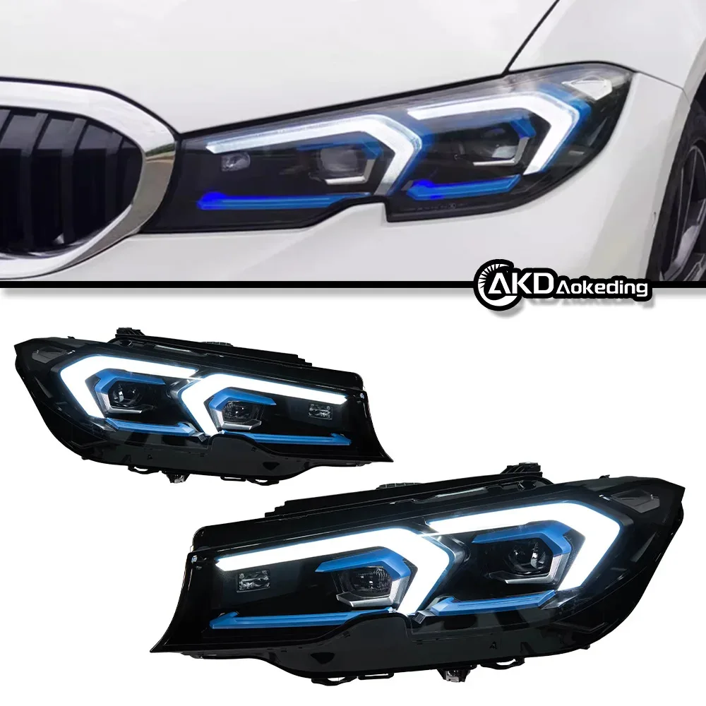 

TYPY New LED Head Lamp Upgrade Modified For BMW 3 Series G20 G28 Headlight 2019-2022 Dynamic Signal Head Lamp Auto Accessories