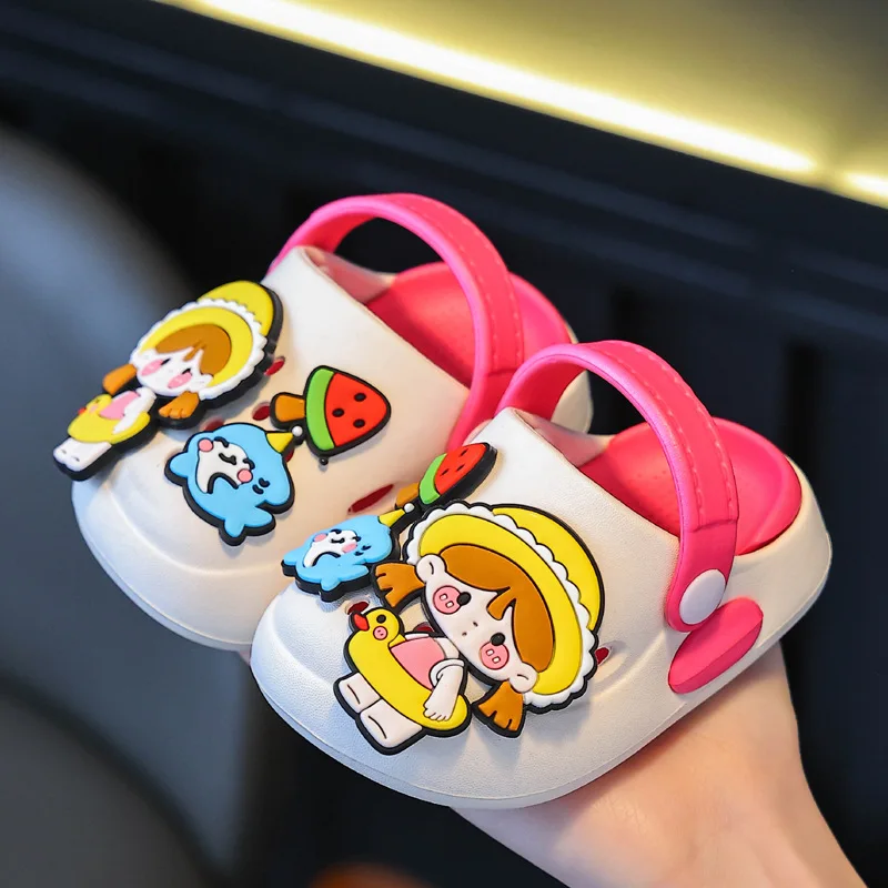

Slippers Baby Shoe Sandals for Girl Boy Mules Baby Girl Shoe Cartoon Sandal Infantil for Boy Kid Garden Shoe Infant Girl Sandal