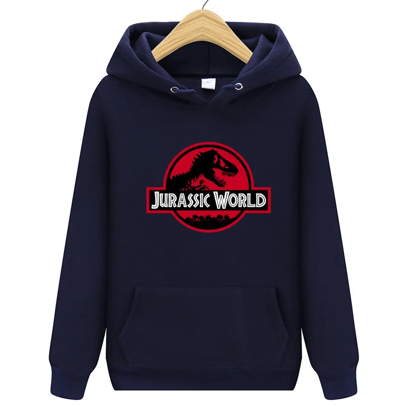 Men and women fashion Jurassic Park classic hoodie, casual wear