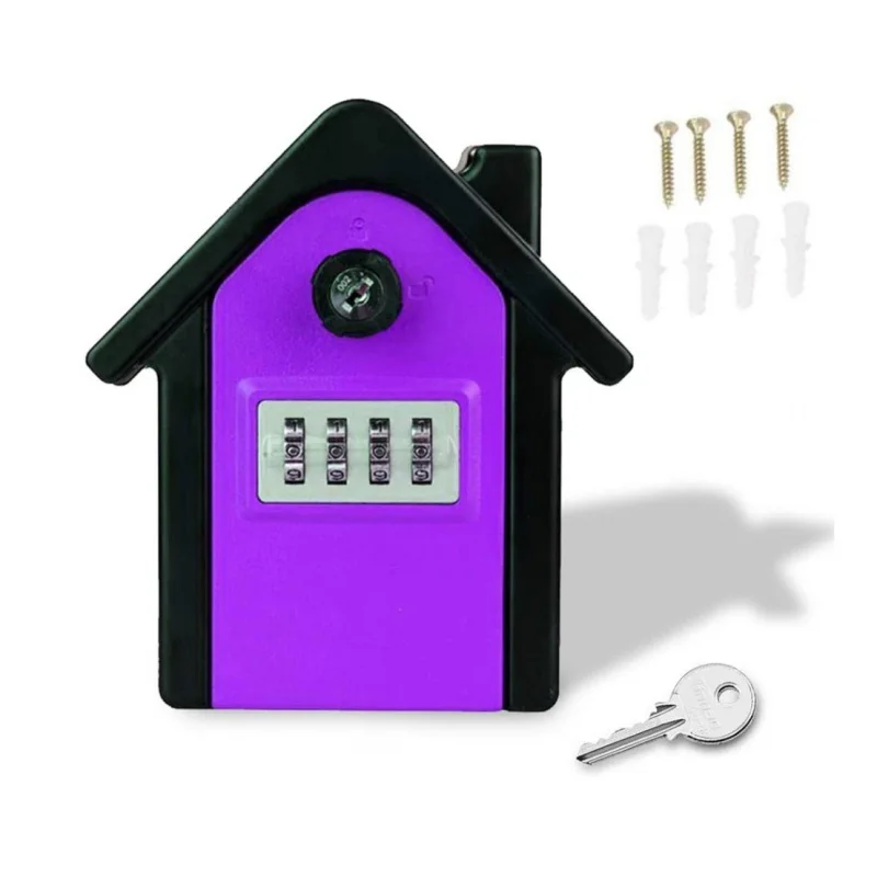 Large Anti-Theft and Anti-Theft Password Key Box Security Lock Metal Storage Box Suitable for Multi-Occupation Key Insurance Box