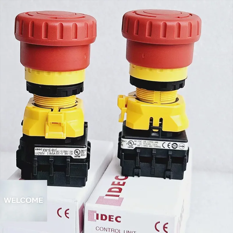 1pcs 100% Original JAPAN IDEC XW1E Emergency stop switch XW1E-BV401 XW1E-BV402 XW1E-BV411 XW1E-BV403XW1E-BV412 XW1E-BV422 XW1E