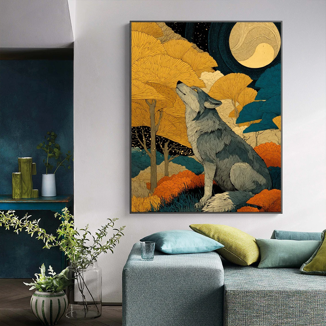 GATYZTORY Painting By Numbers Acrylic Digital Color Markers With Frame wolf Wall Art Art Supplies Drawing By Numbers diy Canvas 3