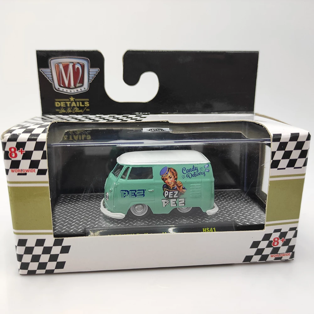 Diecast M2 1/64 Bilancia 1960 VW Delivery Van T1 Modello di Auto In Lega Da Collezione Giocattolo Regalo Souvenir Display Ornamento