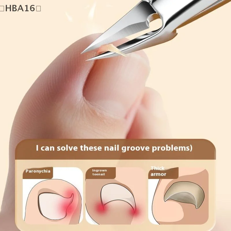 Nagelknipser Zehennagelknipser für dicke Nägel für Senioren mit gebogener Diagonalklinge für eingewachsene Nägel mühelos Zehen