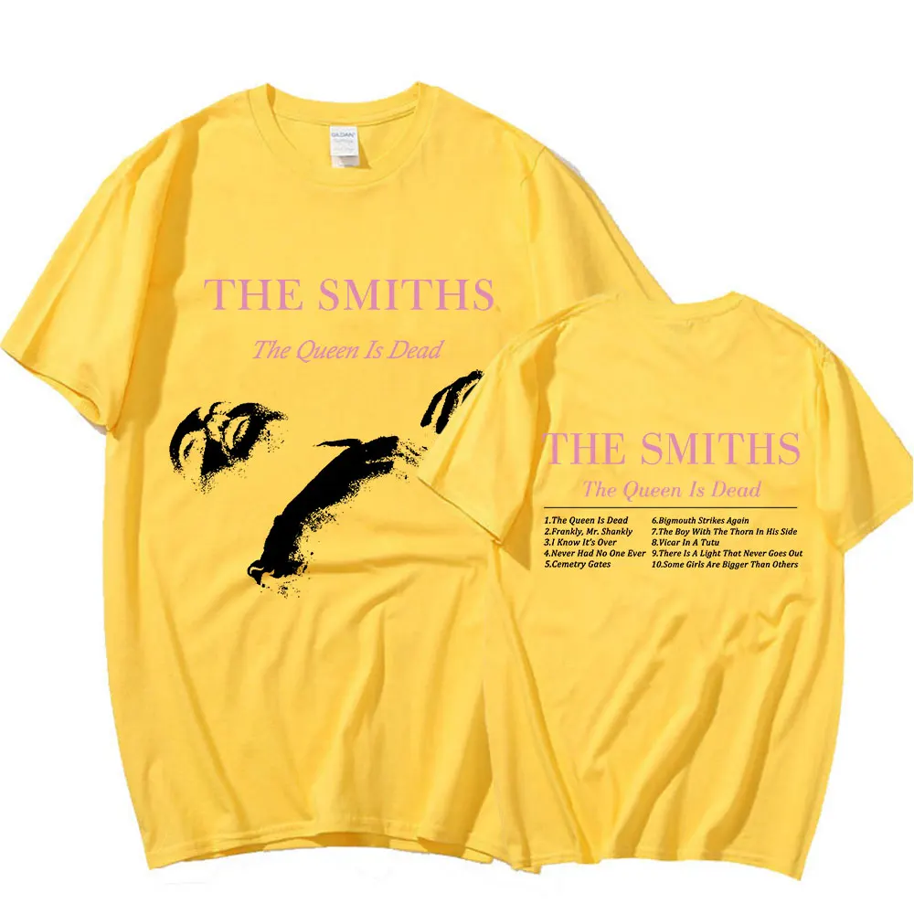 The Smiths The Queen Is Dead T Shirt 1980's Indie, Morrissey Oversized T-shirt Vintage Punk Rock Band T-shirts Streetwear Unisex image 6