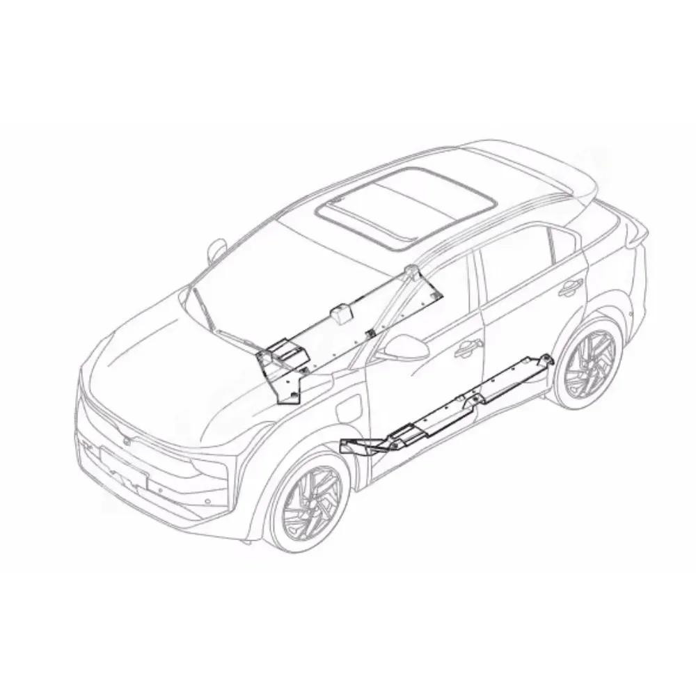 For Neta U New Energy Electric Battery Maintenance Cover Instrument Panel Front Compartment Bottom Shield Plate S30-2802040