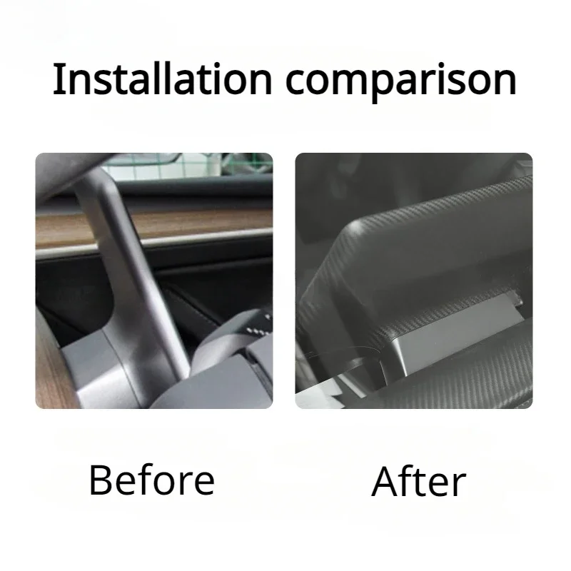 ل تسلا نموذج 3 Y هايلاند جونيبر 2025 ريال ألياف الكربون الملاحة الإطار غطاء شاشة 3K 240G الشاشة الغطاء الخلفي الملحقات