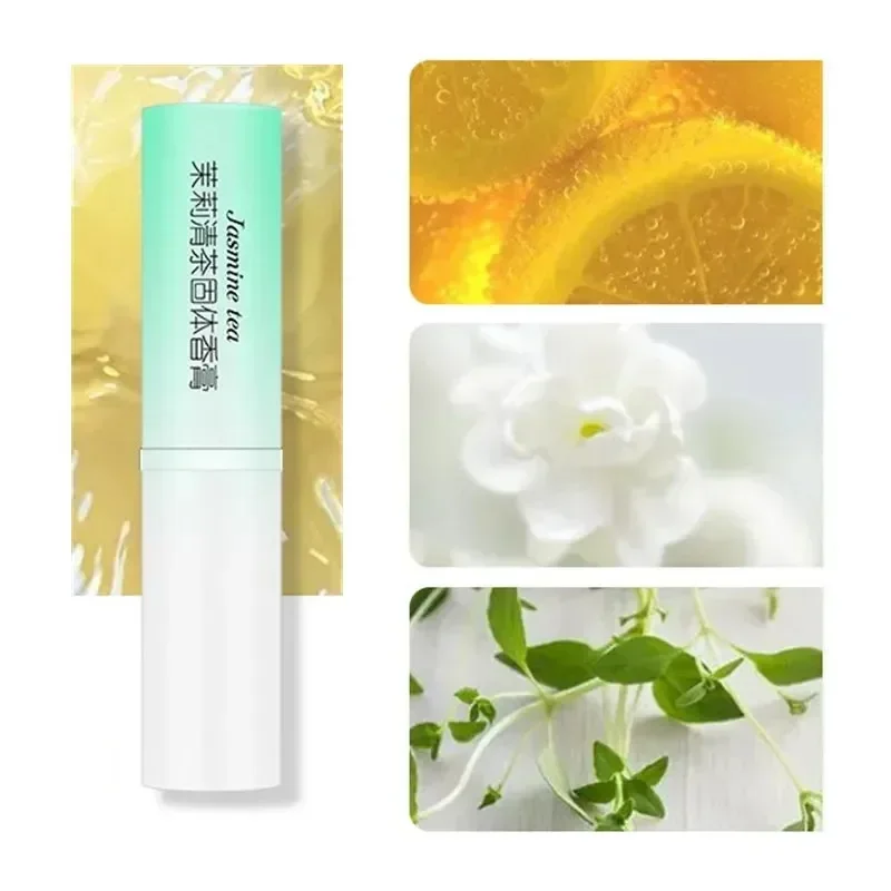 

Heallor Portable Solid Perfume Stick Fragrances Women Men Solid Balm Mild Long Lasting Aroma Deodorant Fragrance Body Antiperspi