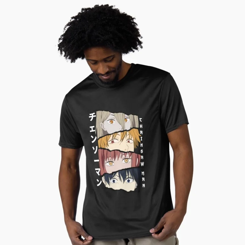 CHNSVV MN Chainsaw Anime Gift T shirt Darkness Devil Manga Graphic Clothes Short Sleeve All size tee S-6XL