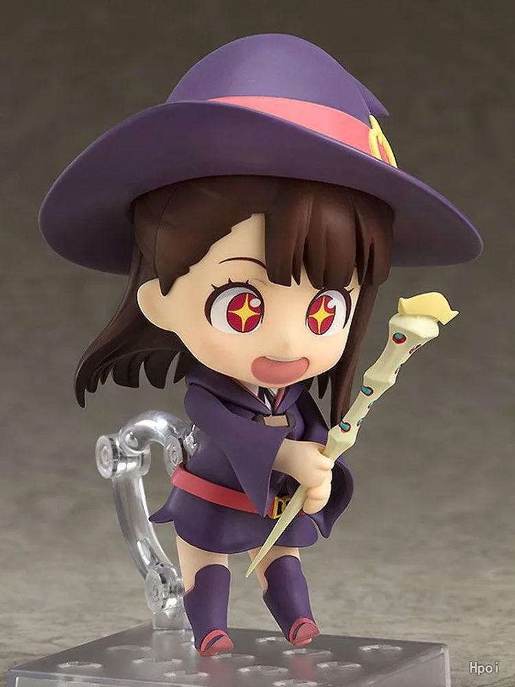 Little Witch Academia Akko Kagari 747 Anime Action Figure - Collectible Cartoon Figurine Toy for Friends Ideal Gift Item