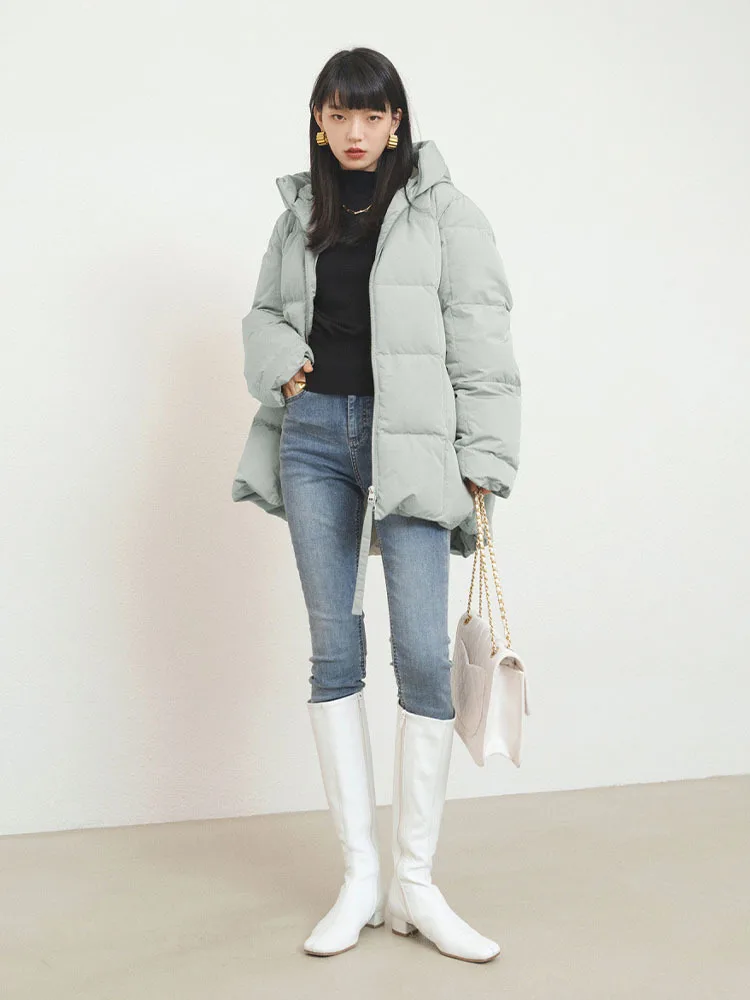 Max LuLu 2022 Womens Winter Fashion Warm Duck Down Hooded Jacket Ladies Loose Leisure Snow Coats Vintage Luxury Thicken Parkas